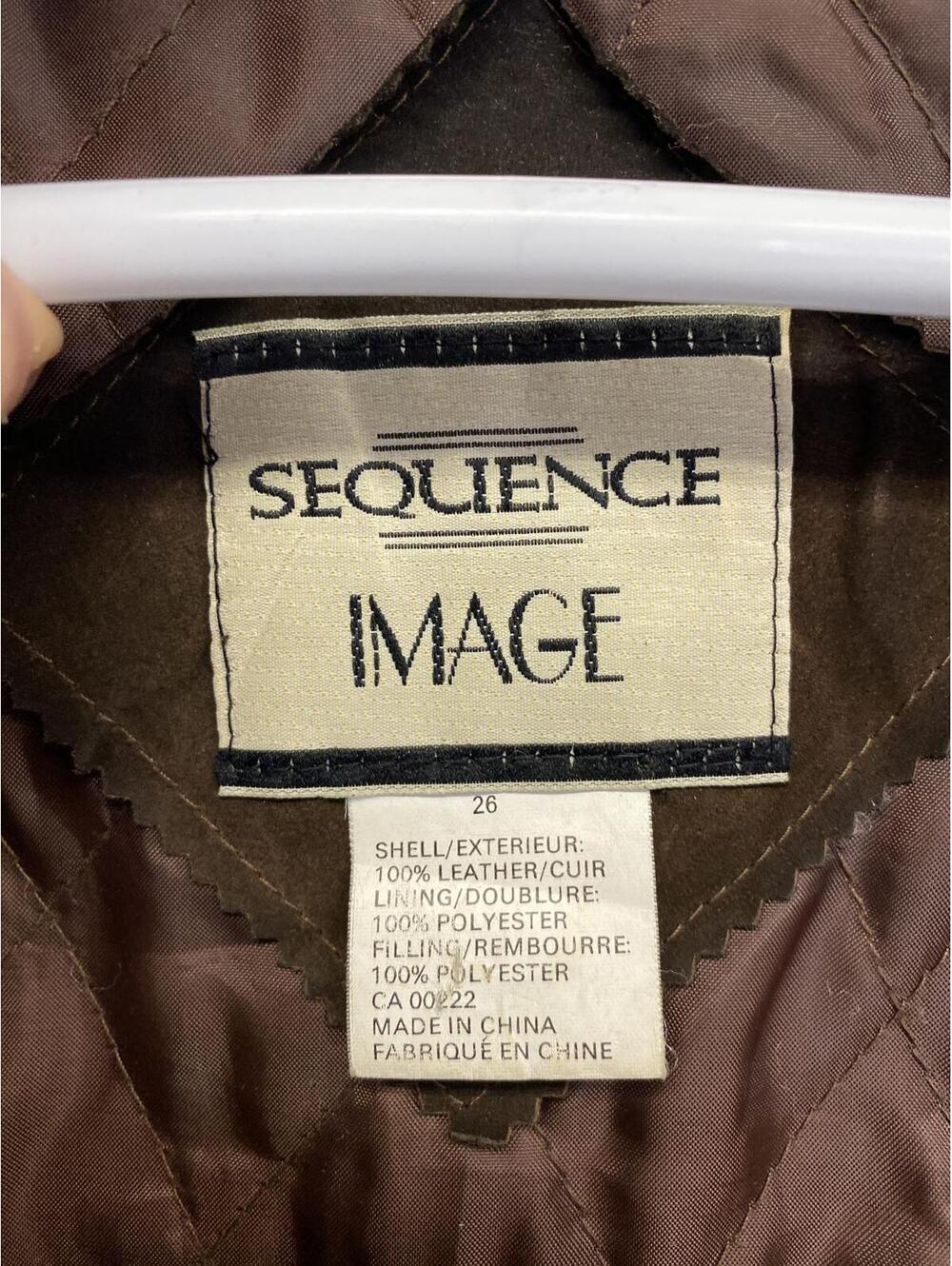 Vtg Sequence Image/Sears Brown Suede Men's Jacket with Quilted Lining Sz 2XL - Picture 4 of 5